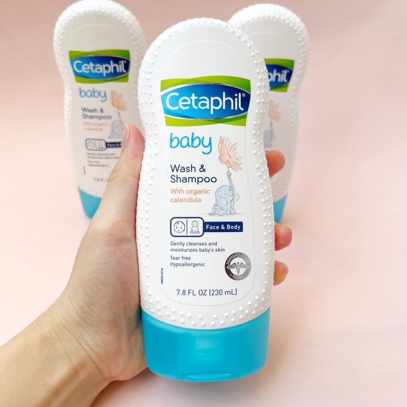 Sữa tắm gội toàn thân Cetaphil Baby Mỹ 230ml