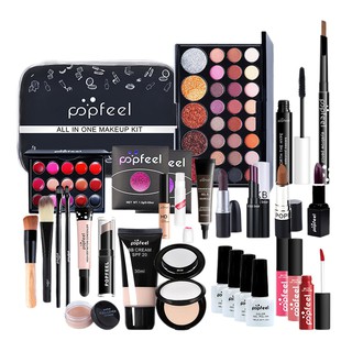 [Hàng mới về] Bộ mỹ phẩm Popfeel 30 món trang điểm kèm túi đựng cao cấp