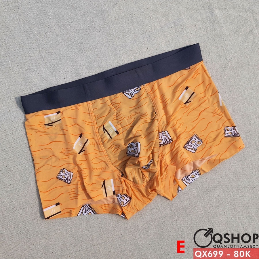 Quần lót boxer nam hoạt hình dễ thương QSHOP QX699