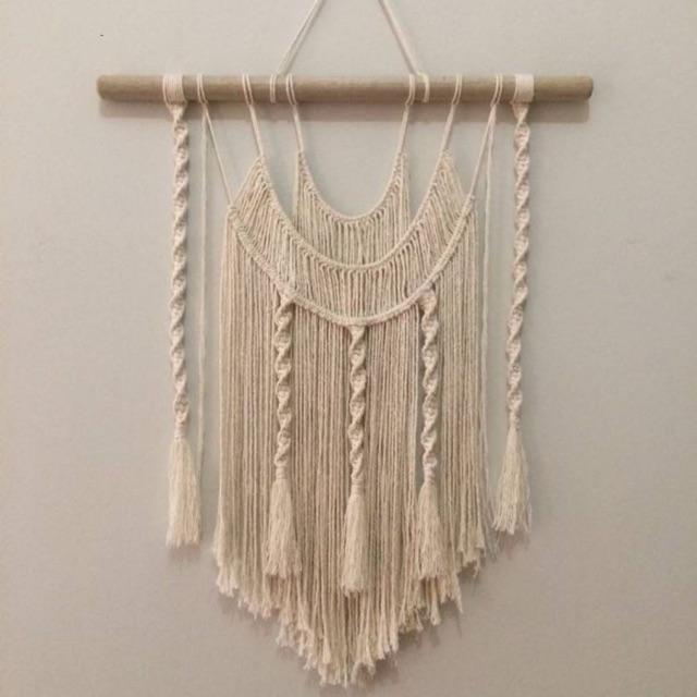 Mành macrame treo tường size 40x60