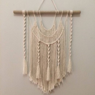 Mành macrame treo tường size 40x60