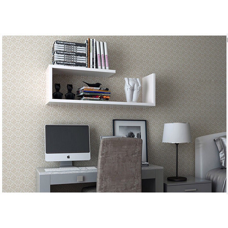 Decal giấy dán tường hoa nâu