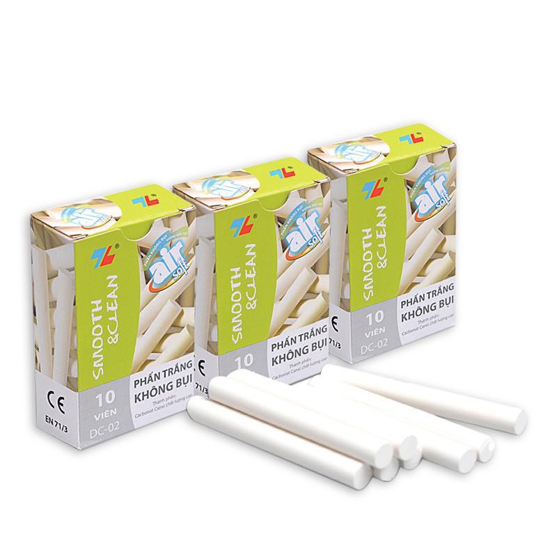 PHẤN KHÔNG BỤI DC-02 (Hộp 10 viên)