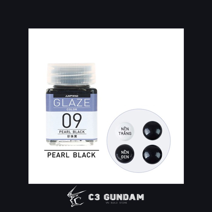 SƠN MÔ HÌNH GUNDAM JUMPWIND MÀU NGỌC TRAI - GLAZE PEARL COLOR JWGC 18ML