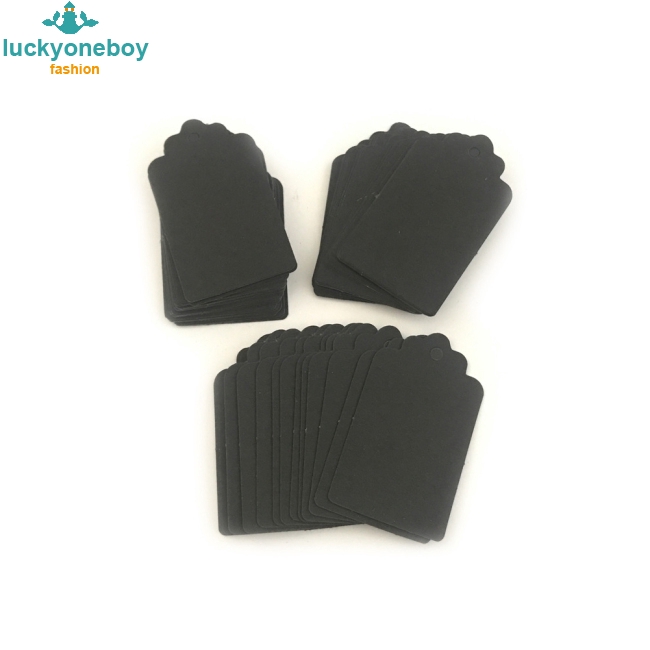 Bộ 100 thẻ giấy kích thước 5 * 3cm dùng trang trí quà tặng tiệc cưới | BigBuy360 - bigbuy360.vn