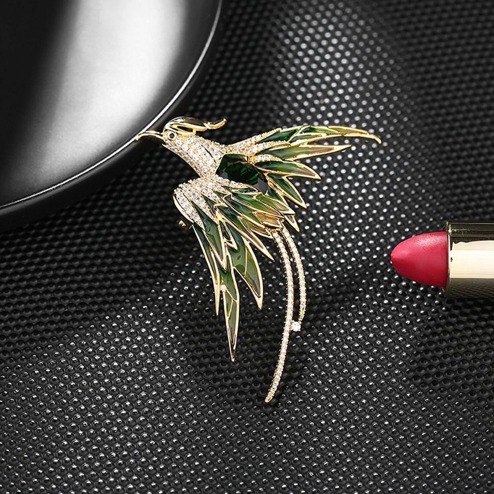 Trâm Cài Áo Hình Chim Phượng Hoàng Phong Cách Vintage Thanh Lịch Dành Cho Nữ|Huy Hiệu Cài Áo Thiết Kế Dễ Thương
