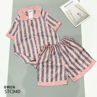 ĐỒ BỘ ĐÙI PIJAMA LỤA SATIN CAO CẤP NỮ
