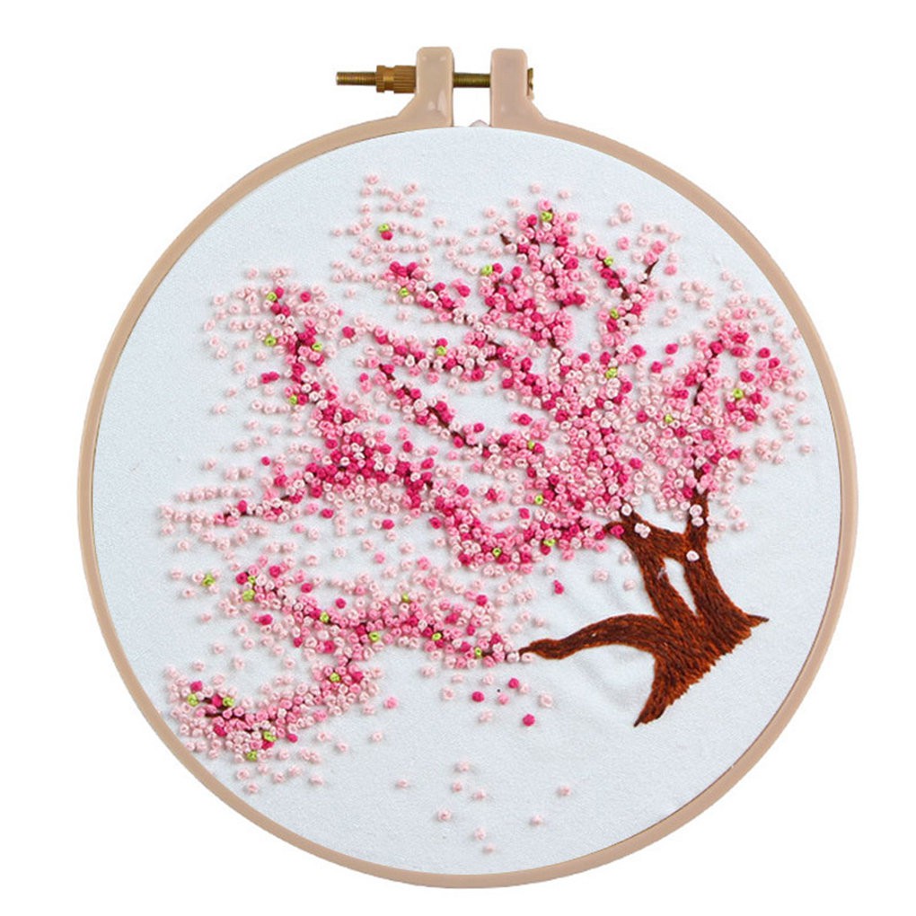 Handmade Embroidery Kit DIY Cross Stitch Material Package Home Handwork Tool for Beginner, Type A 1