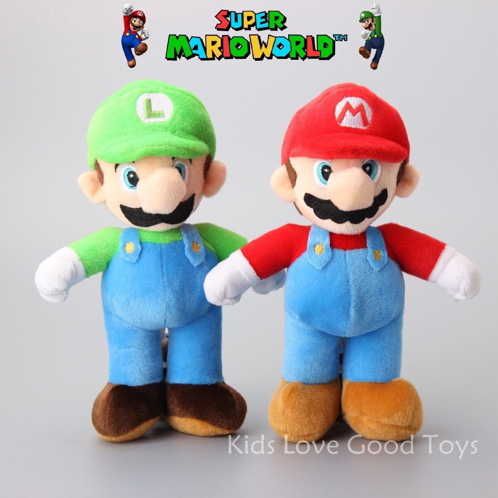 Thú Nhồi Bông Hình Super Mario Và Luigi Bowser Koopa Troopa Goomba Làm Quà Tặng Sinh Nhật