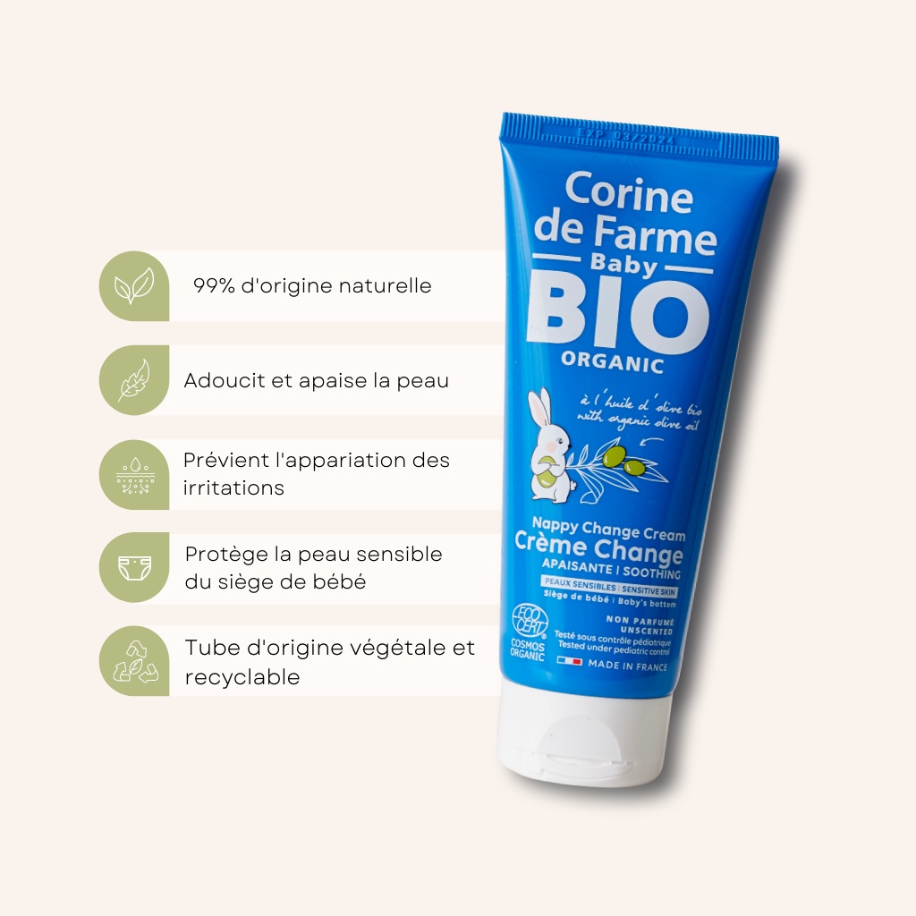 Kem hăm tã cho bé Corine de Farme Nappy Change 100ml