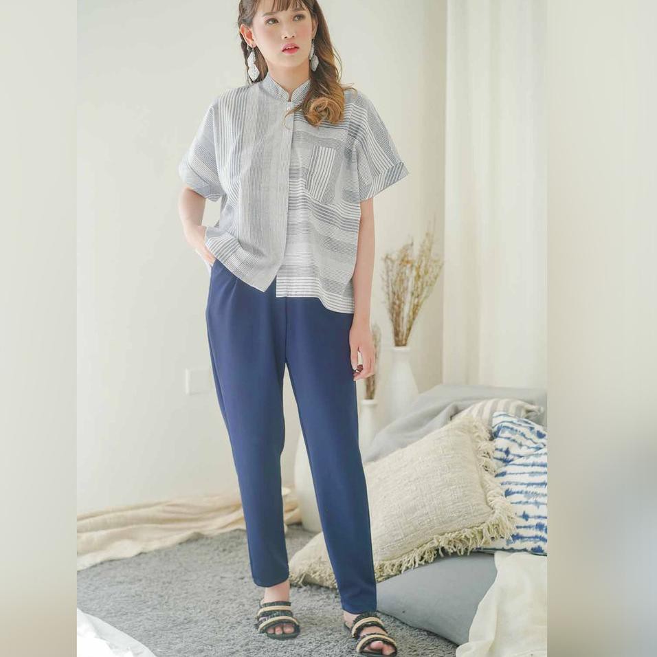 Quần Dài Nữ Ống Rộng Lưng Thun Thời Trang Hàn | BigBuy360 - bigbuy360.vn