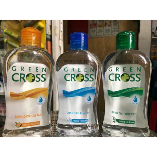 Nước rửa tay khô green cross 250ml