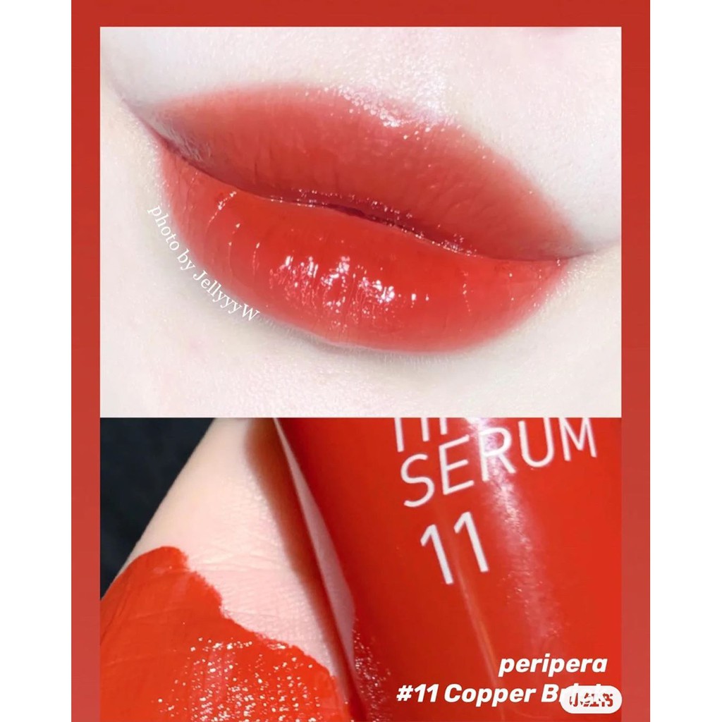 Son Tint Ẩm Mượt - PERIPERA INK TINT SERUM [màu mới 08-12]