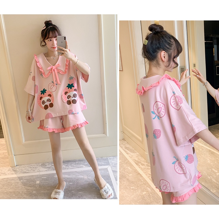 Đồ bộ nữ mặc nhà - thời trang mới nhất - Chất liệu Cotton cao cấp -