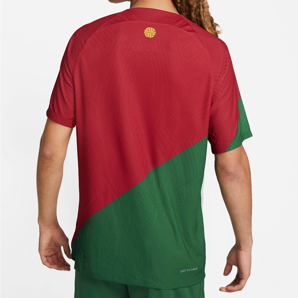 Áo Bóng Đá Màu Đỏ + Xanh Lá Đội Tuyển Bồ Đào Nha Size S-2XL * Size S-23
