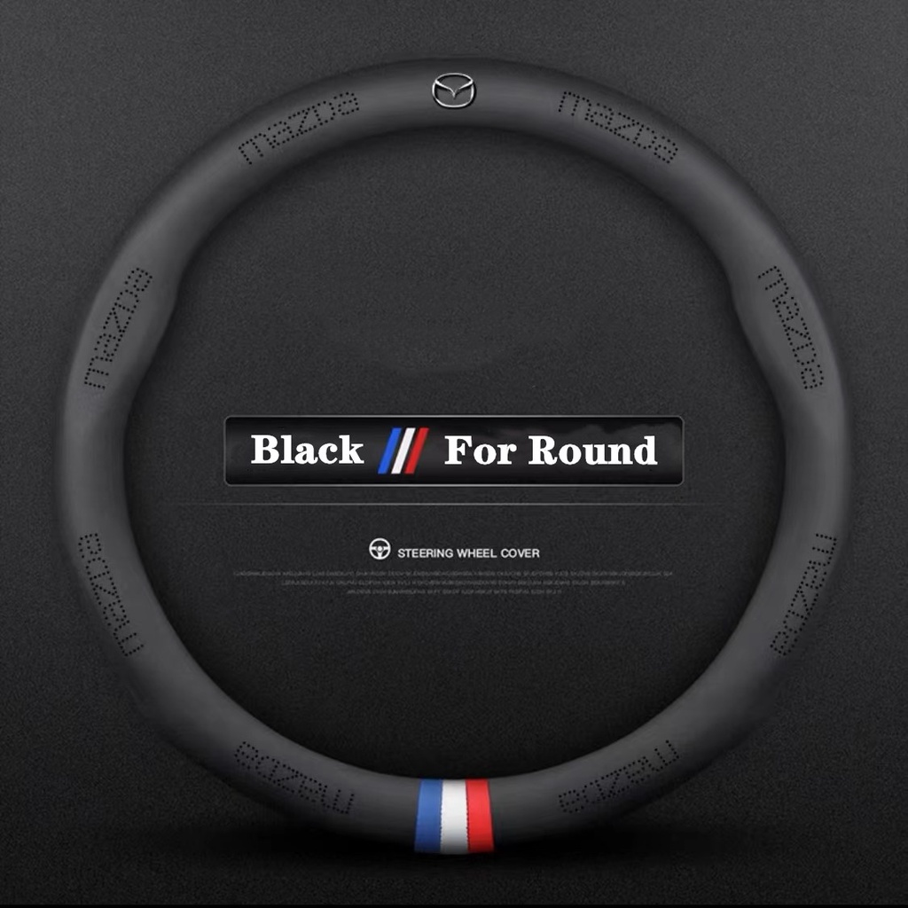 Bao Da PU Bọc Vô Lăng Xe Hơi Mazda 2 3 5 6 Axela Atenza MX5 CX3 CX4 CX5 CX7 CX9 RX8 RX7 MX3 Demio