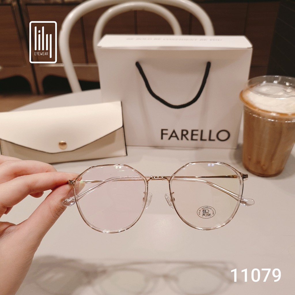Gọng kính cận kim loại 11079 Gọng kính mắt kiểu dáng Hàn Quốc Lilyeyewear | BigBuy360 - bigbuy360.vn