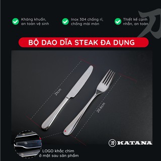 BỘ 8 DAO DĨA BEEFSTEAK KATANA ELEGANCE VTK284