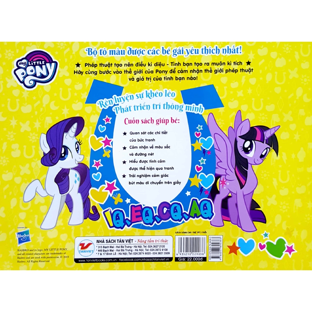 Sách - My Little Pony - Tập Tô Màu Sáng Tạo 4Q - Thung Lũng Sắc Màu