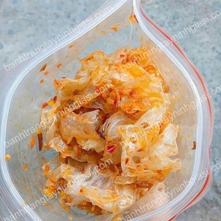 1 bịch bánh tráng phơi sương muối nhuyễn hành phi siêu cay 100g ủ lá chuối -TN FOOD -Beautythienthanh-nana sỉ bánh tráng