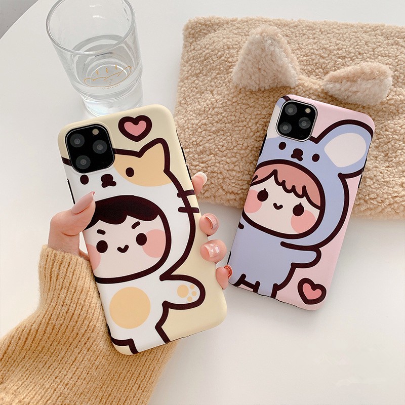Ốp iphone - Ốp lưng Bé Mèo - Bé Chuột IMD  6/6s/6plus/6s plus/7/8/7plus/8plus/x/xs/xs max/11/11pro max - ShopTanAnh K2-5