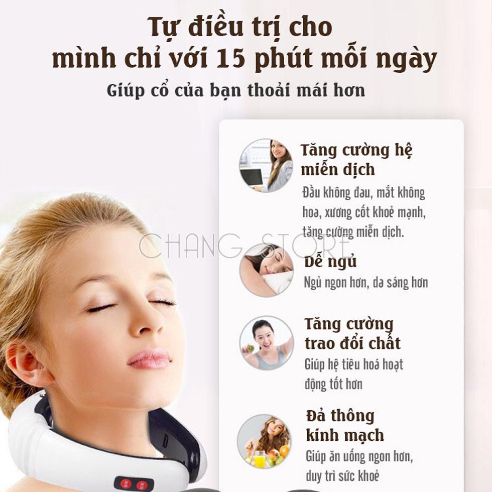 Máy Massage Cổ 3D Thế Hệ Mới An Toàn Hiệu Quả