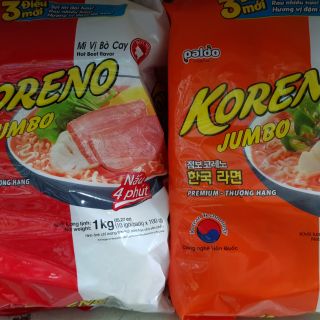 Mì Koreno các vị tôm,bò cay,gà,hải sản cay