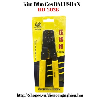 Kìm bấm cos hd-202b, kìm ép đầu cos hd-202b dalushan