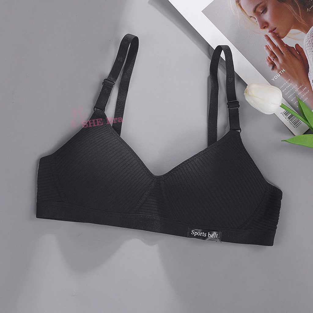 Áo Bra Sport belt Áo Lót Ngực Nữ Sinh Không Gọng Chất Cotton Co Giãn 4 Chiều Mềm Mại ALO03 | BigBuy360 - bigbuy360.vn