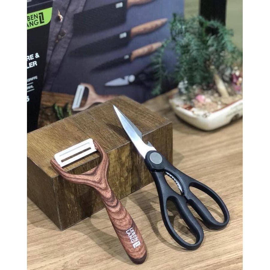 Bộ dao nhà bếp 5 món lebenlang LBK2395 - Thương Hiệu Đức