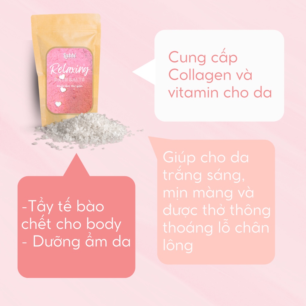 TAFFY [Labbi] Relaxing Bath Salt / Muối thư giãn dưỡng da