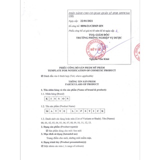 [Son môi lì dạng thỏi KISSON màu Hồng Đất #07