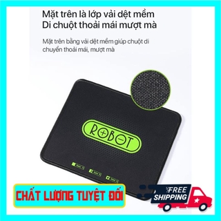 PC95 [Mã ELFLASH3 hoàn 10K xu đơn 20K] Tấm Lót Chuột/Bàn Di Chuột Kiểu Dáng Gaming ROBOT RP01 Black – BẢO HÀNH 12 THÁNG