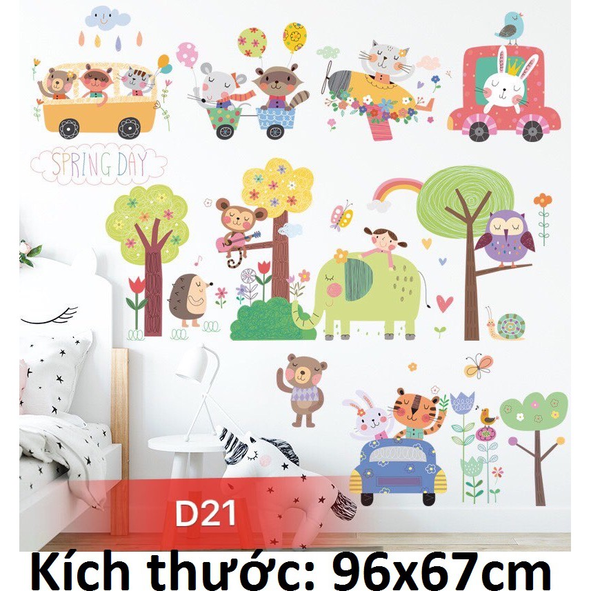 [XẢ] Decal bóc dán từng chi tiết - Mẫu trẻ em