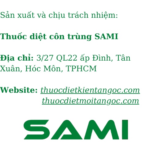 Thuốc diệt kiến sinh học SAMI, thuốc diệt kiến tận gốc hiệu quả 100%