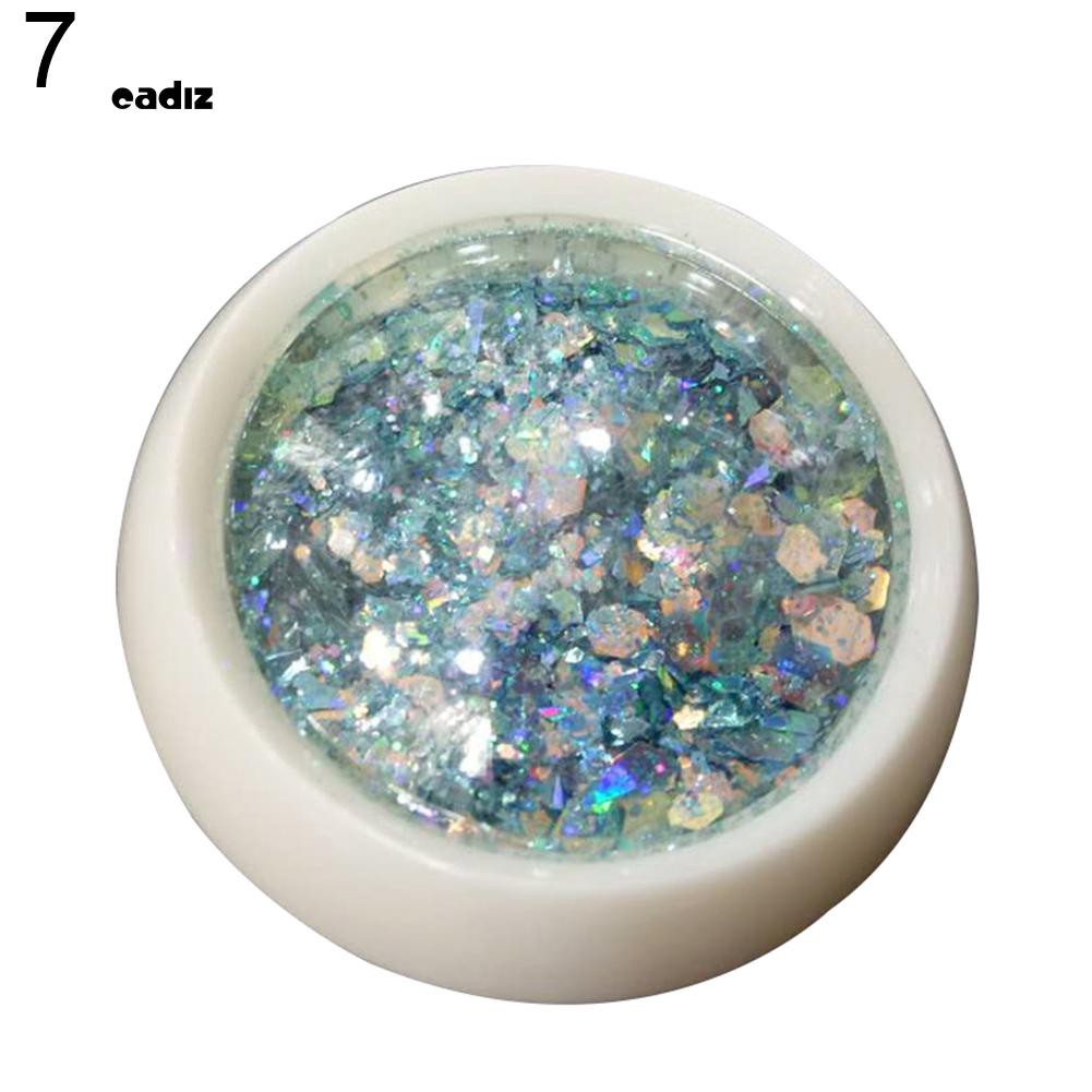 [Hàng mới về] Hộp kim tuyến nhiều màu xinh xắn lấp lánh trang trí móng tay tiện dụng