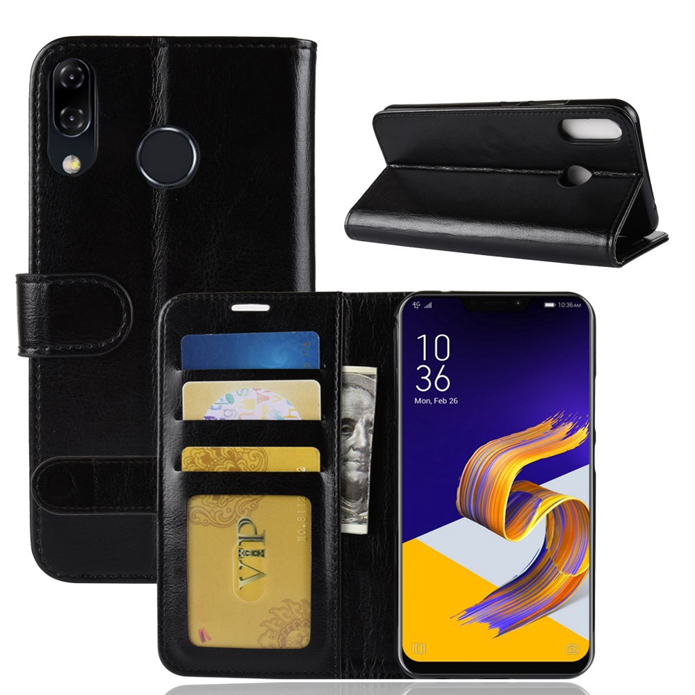 Bao Da Điện Thoại Nắp Lật Có Ngăn Đựng Thẻ Cho Asus Zenfone 5 Lite 6 Ze620kl Zc600kl Zs630kl Max Pro M1 M2 Zb601kl Zb555kl Zb633kl Zb631kl