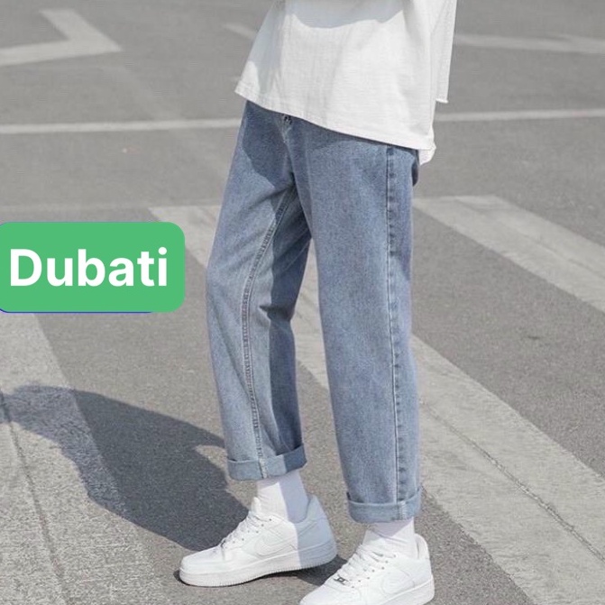 QUẦN JEAN NAM CHẤT BÒ XANH BIỂN TRON KIỂU HÀN QUỐC- DB 5678- DUBATI FASHION