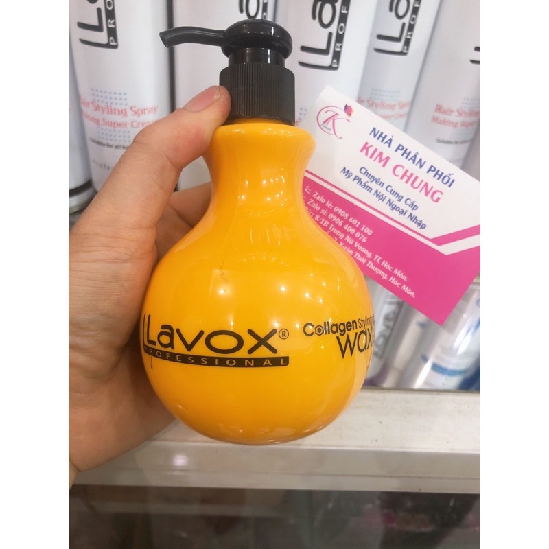 Wax tạo kiểu tóc Lavox 300g (Xanh, vàng)