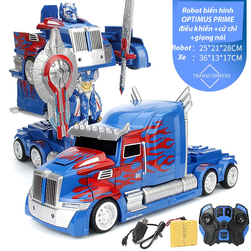 ROBOT biến hình điều khiển từ xa OPTIMUS PRIME- điều khiển bằng giọng nói