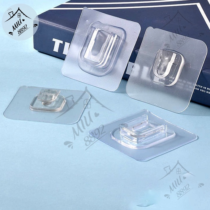 Miếng dán kệ nhà tắm, kệ treo tường, kệ góc tường, khay giá dự phòng loại chữ U, dây, móc treo