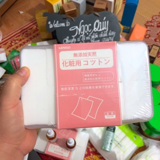 Bông tẩy trang Miniso 1 nghìn miếng Nhật Bản