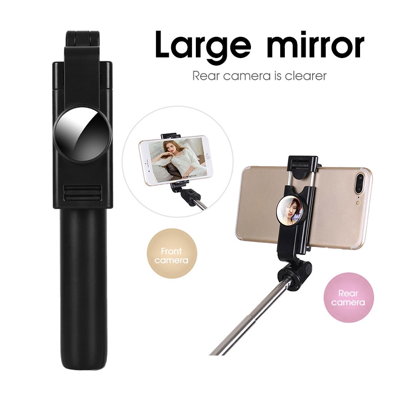 Gậy chụp ảnh tự sướng kết nối Bluetooth với gương soi HD | BigBuy360 - bigbuy360.vn