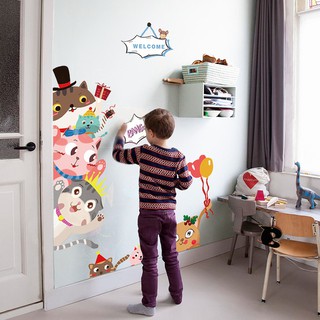 decal dán tường các con thú ngộ nghĩnh