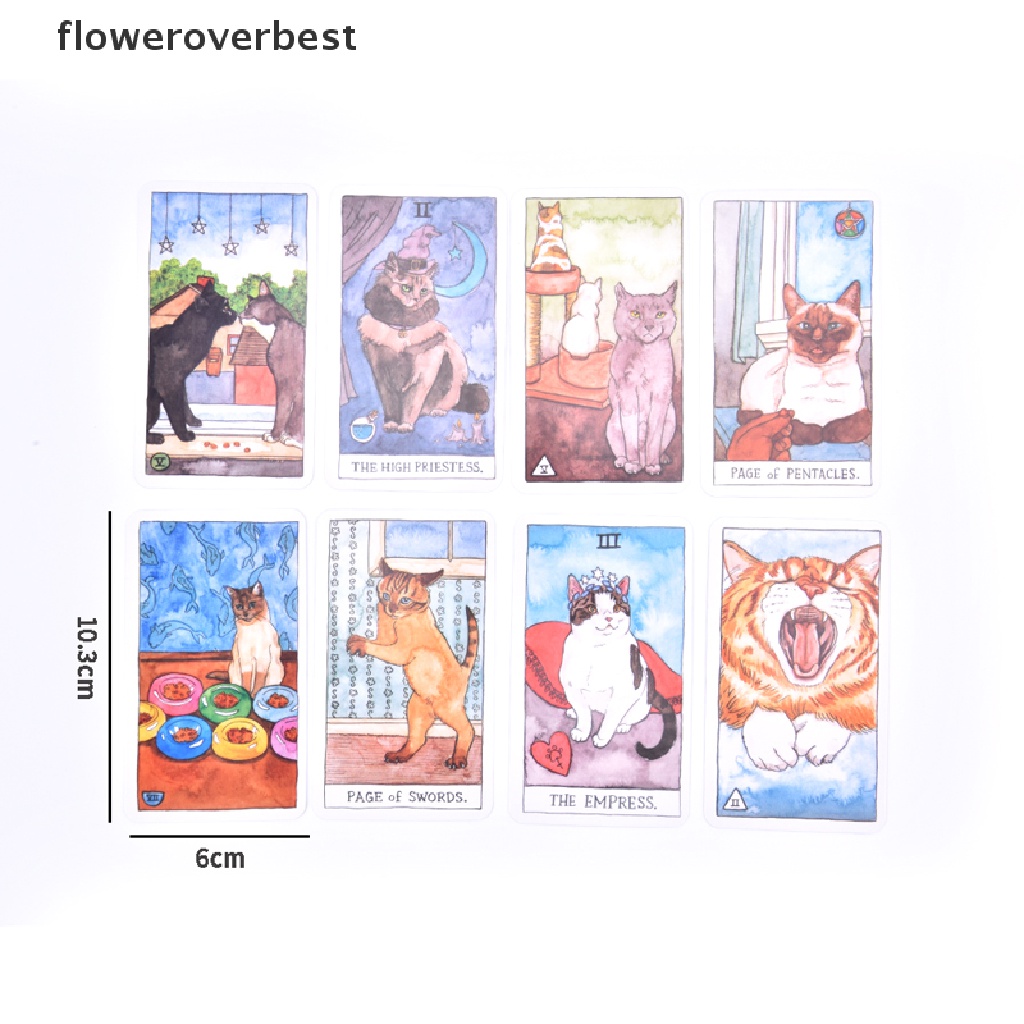 Bộ Bài Tarot Mèo Ma Thuật Đầy Đủ Tiếng Anh