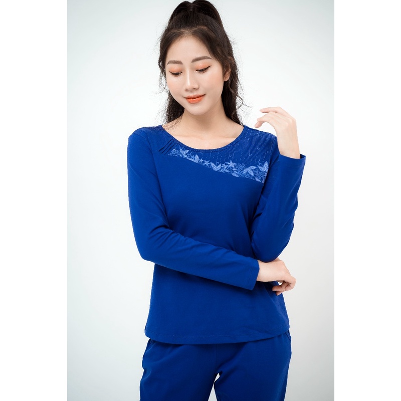 Bộ mặc nhà áo dài tay quần dài Winny 21914 Giá 489,000đ