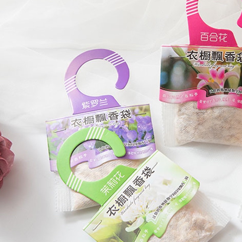 Túi thơm thảo mộc tinh dầu tự nhiên treo phòng, tủ quần áo, xe hơi có móc treo
