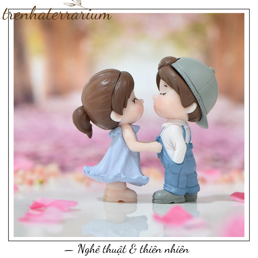 Tiểu cảnh cặp đôi khiêu vũ trang trí DIY, terrarium