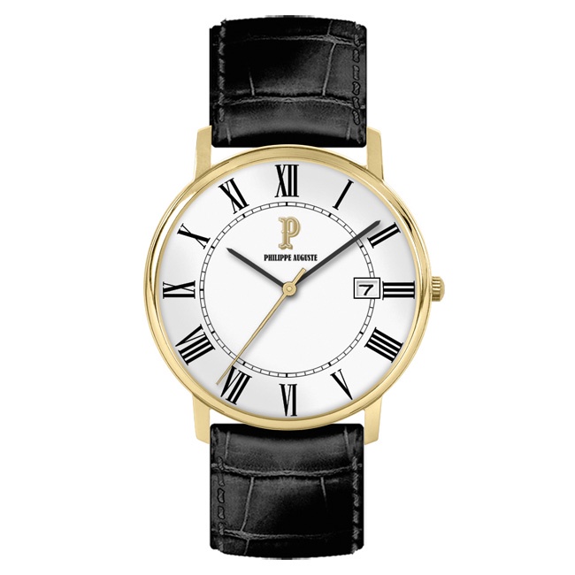 Đồng hồ nam Philippe Auguste PA5013B - Size mặt 39 mm