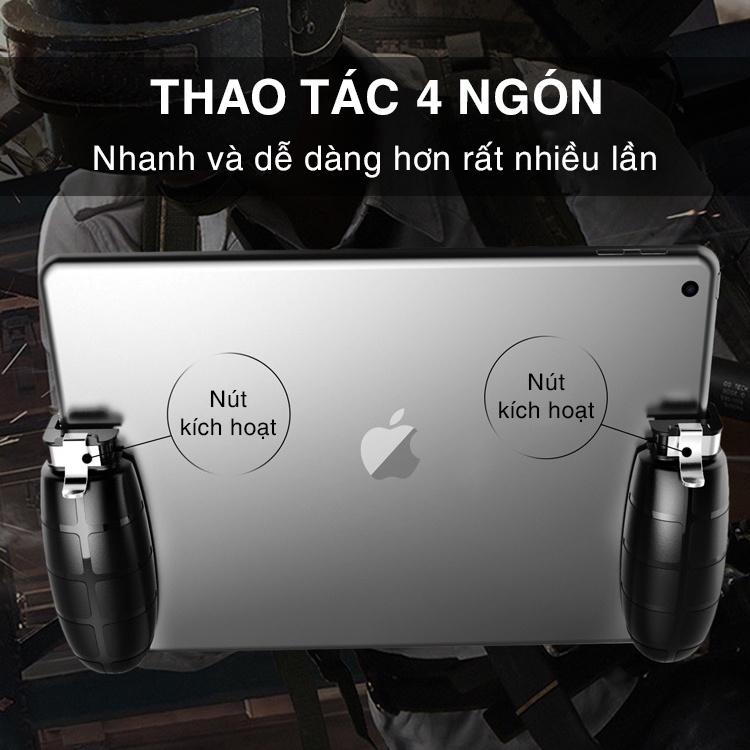 MEMO AKPAD | Tay cầm 4 ngón chơi game dành cho iPad